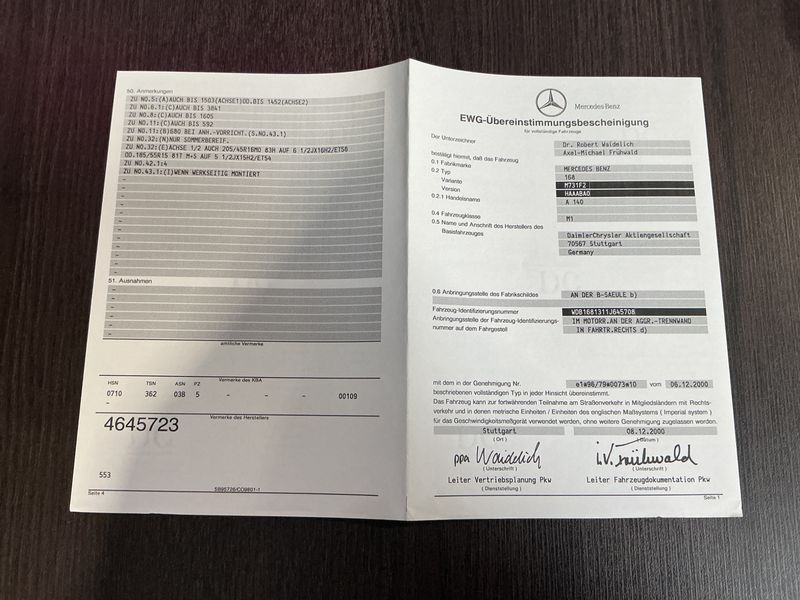 Mercedes-Benz A-Klasse A 140 L Classic 2001 – снимка 6