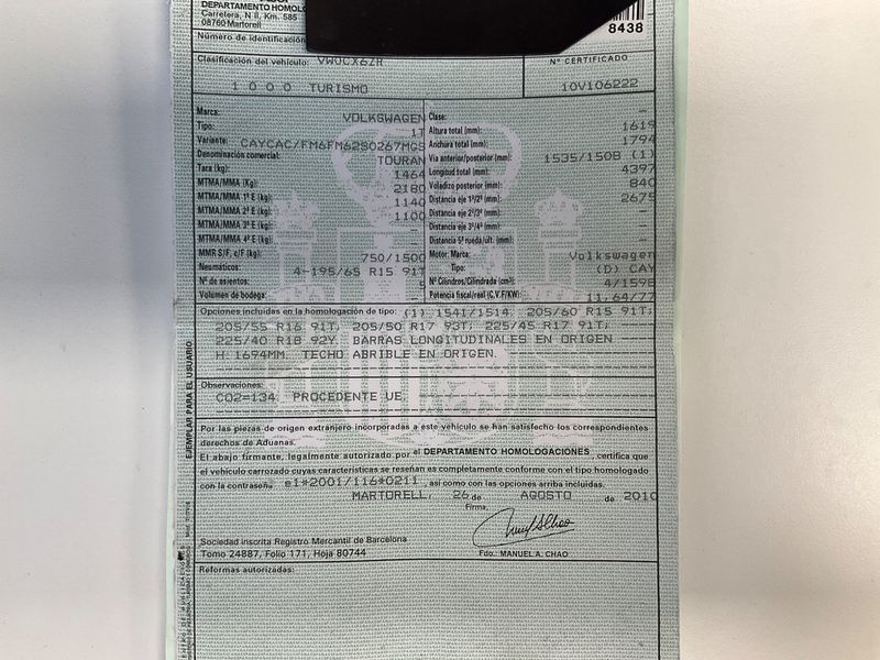 Volkswagen Touran 1.6 TDI Advance 2011 – снимка 21