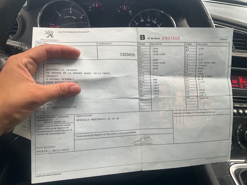 Peugeot 5008 1.6 HDi Active 2012 – снимка 6