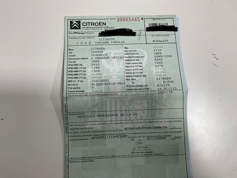 Citroen C-Crosser 2.2 HDi Exclusive 2007 – снимка 6