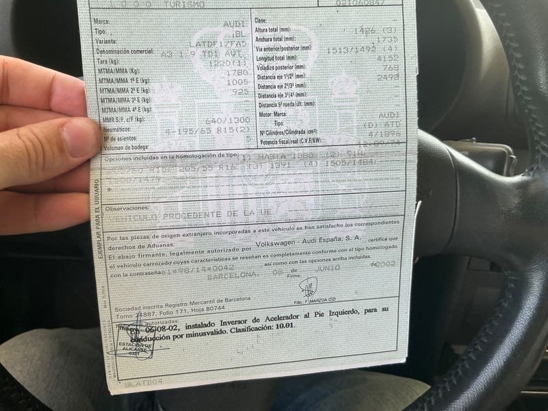 Audi A3 1.9 TDI Ambition 2002 – снимка 6