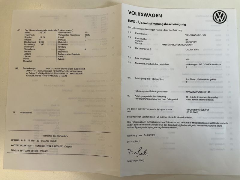Volkswagen Caddy 1.4 Life Gewinner Caddy 2009 – снимка 22