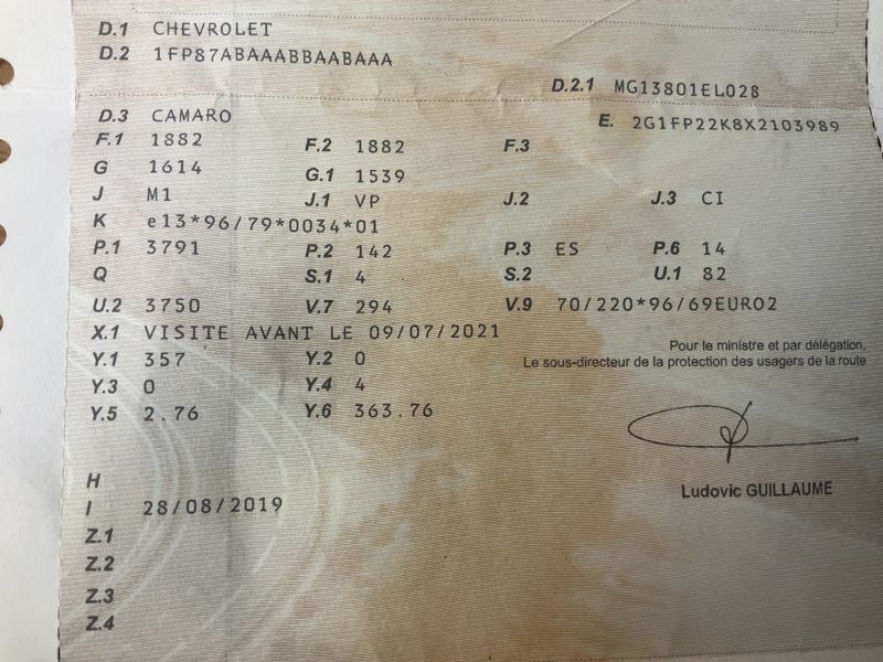 Chevrolet Camaro 3.8 V6 Coupe 1998 – снимка 20