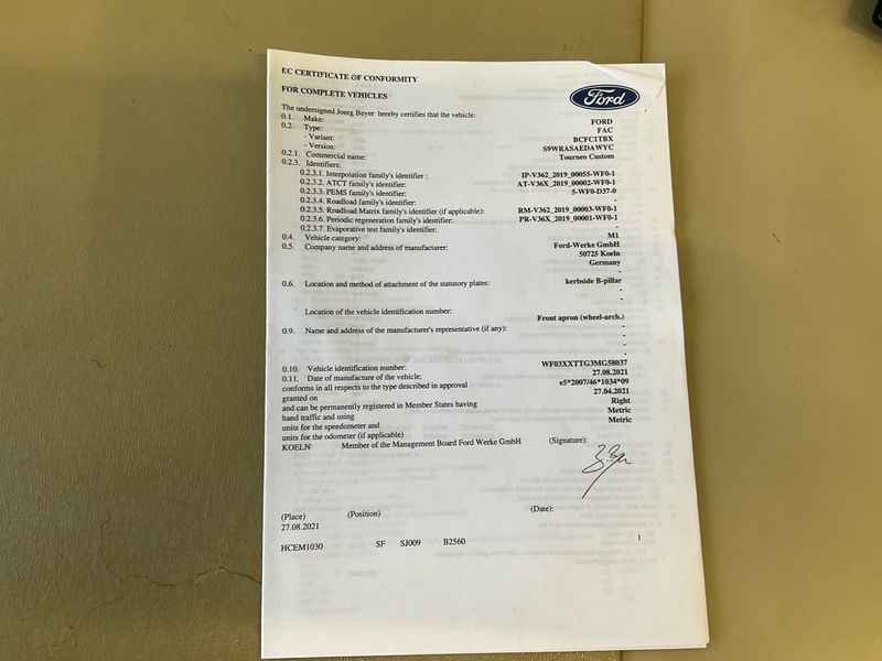 Ford Tourneo Custom 2.0 TDCi Mild-Hybrid 320 L1 Tourneo Titanium 2021 – снимка 22