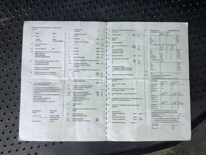 Opel Antara 2.2 CDTI Design Edition 4x2 2014 – снимка 6