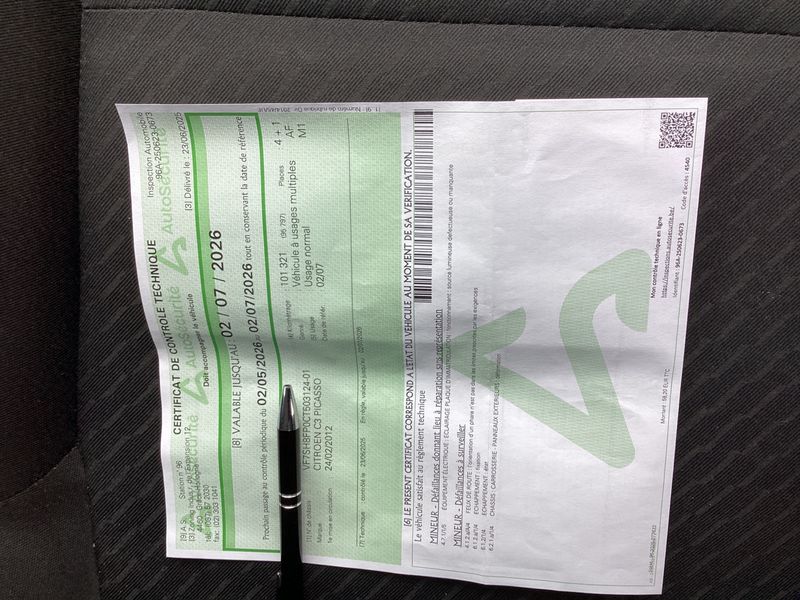 Citroen C3 Picasso 1.4 VTi Attraction 2012 – снимка на щета