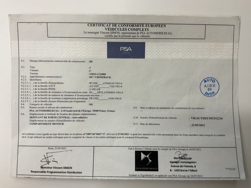 DS Automobiles DS7 Crossback 1.5 Blue-HDi Performance Line 2021 – снимка 16