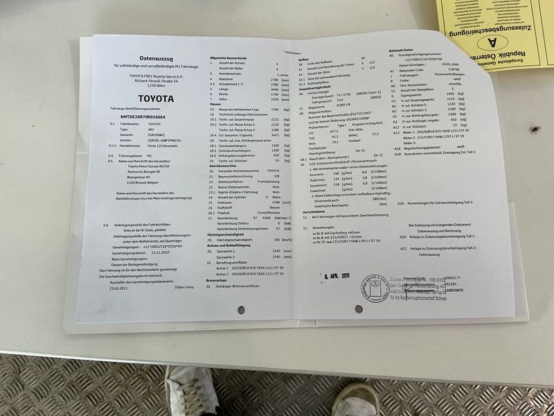 Toyota Verso 1.6 Young 2011 – снимка 22