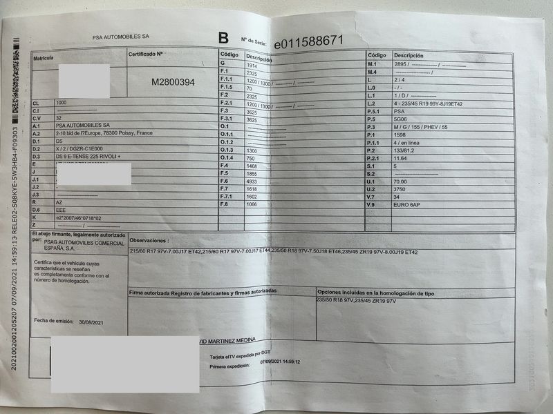 DS Automobiles DS9 1.6 E-Tense Hybrid Rivoli + 2021 – снимка 21