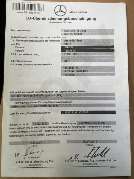 Mercedes-Benz E-Klasse E 200 CGI T BlueEfficiency Elegance 2010 – снимка 21