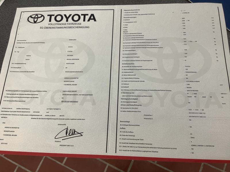 Toyota Auris Touring Sports 1.6 Life+ 2014 – снимка 22