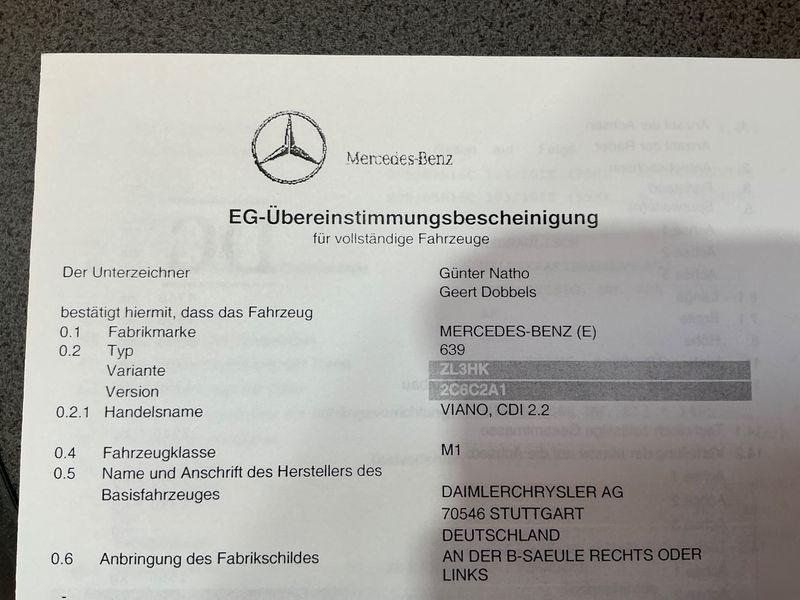 Mercedes-Benz Viano 2.1 CDI kompakt Trend 2006 – снимка 22