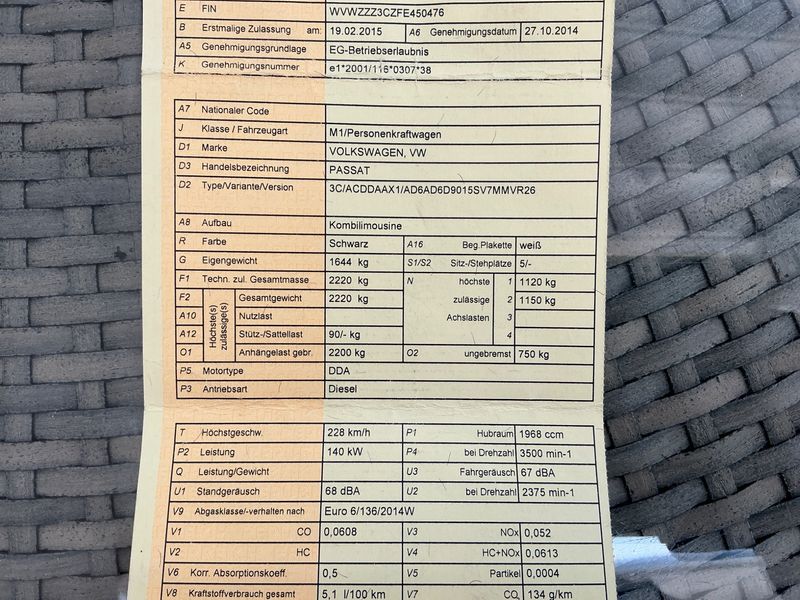 Volkswagen Passat 2.0 TDI Comfortline 4Motion BlueMotion Tech 2015 – снимка 21