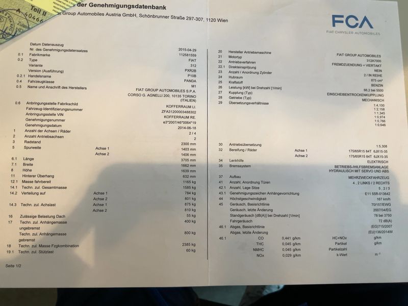 Fiat Panda 0.9 Cross 4x4 2015 – снимка 21