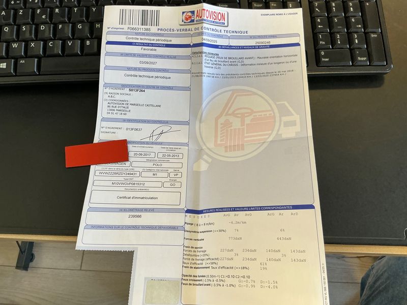 Volkswagen Polo 1.2 TDI Comfortline 2013 – снимка на щета