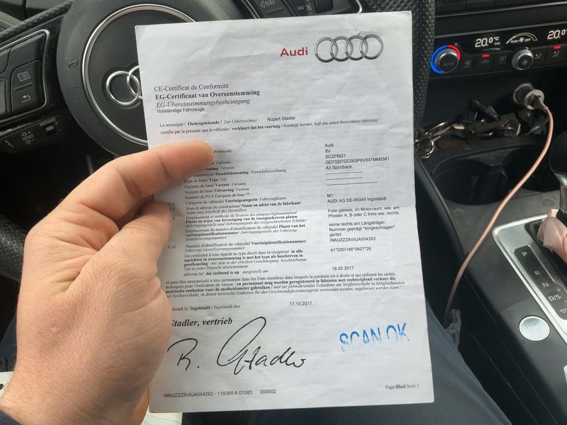Audi A3 Sportback 2.0 TFSI quattro Sport 2017 – снимка 21