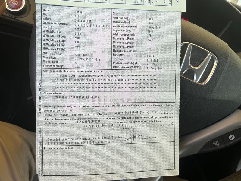 Honda Civic 1.8 VTEC Sport 2008 – снимка 21