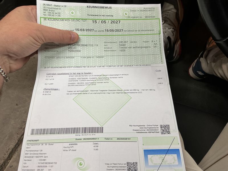 Volvo S40 1.6 DRIVe Kinetic 2009 – снимка на щета