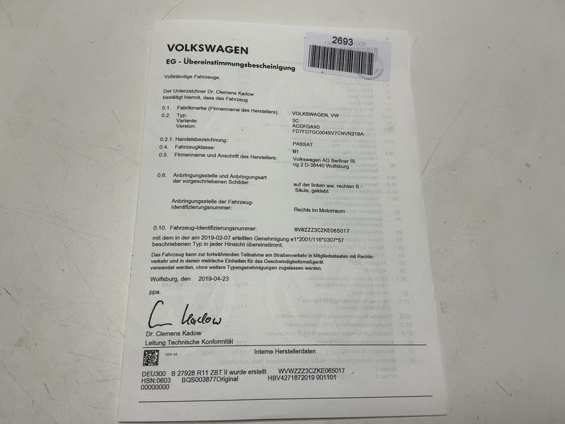 Volkswagen Passat 2.0 TDI Comfortline BlueMotion Tech 2019 – снимка 21