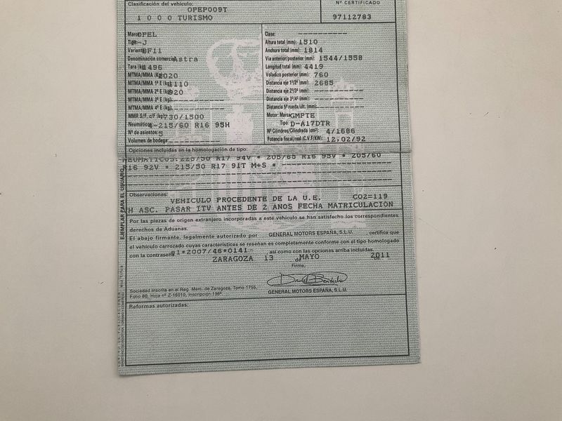 Opel Astra 1.7 CDTI Enjoy 2011 – снимка 6