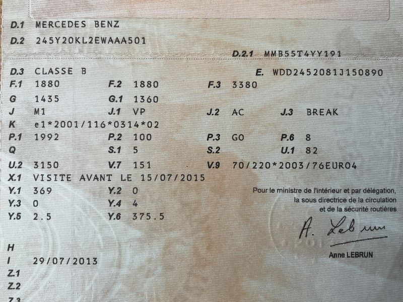 Mercedes-Benz B-Klasse B 200 CDI Standard 2006 – снимка 20