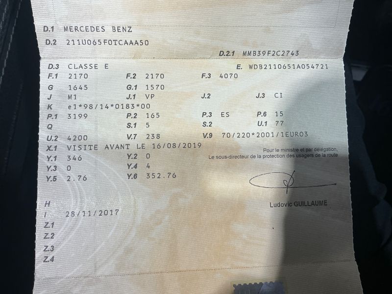 Mercedes-Benz E-Klasse E 320 Avantgarde 2002 – снимка 5