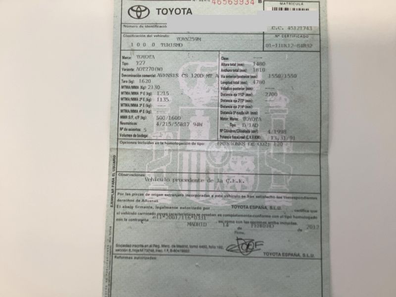 Toyota Avensis 2.0 D-4D Comfort 2012 – снимка 16