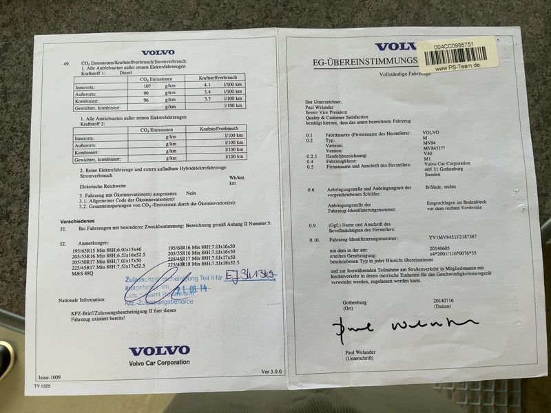 Volvo V40 1.6 D2 You! 2014 – снимка 22