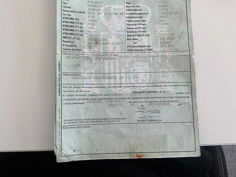 Peugeot 206 1.4 HDi X Line 2005 – снимка 6