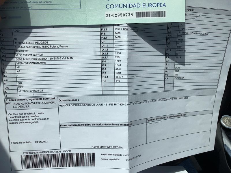 Peugeot 3008 1.5 Blue-HDi Active Pack 2022 – снимка 21
