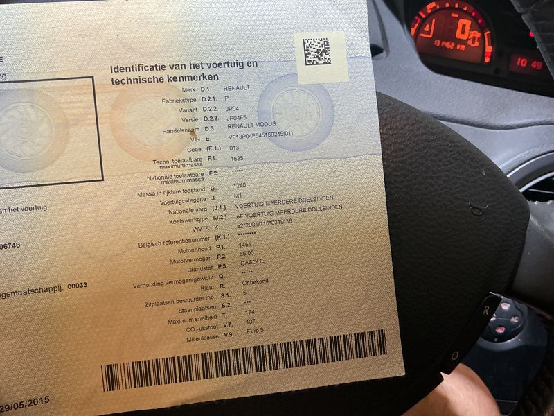 Renault Grand Modus 1.5 dCi Luxe 2011 – снимка 5