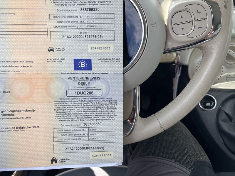 Fiat 500C 1.2 Lounge 2017 – снимка 19
