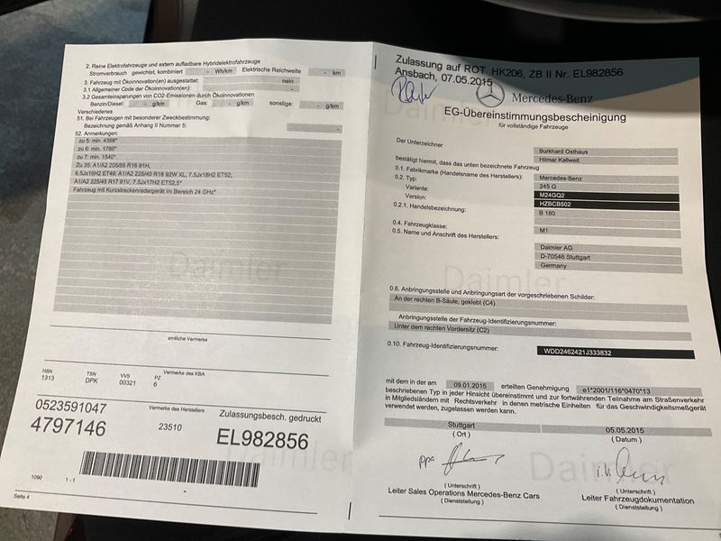 Mercedes-Benz B-Klasse B 180 Urban 2015 – снимка 21