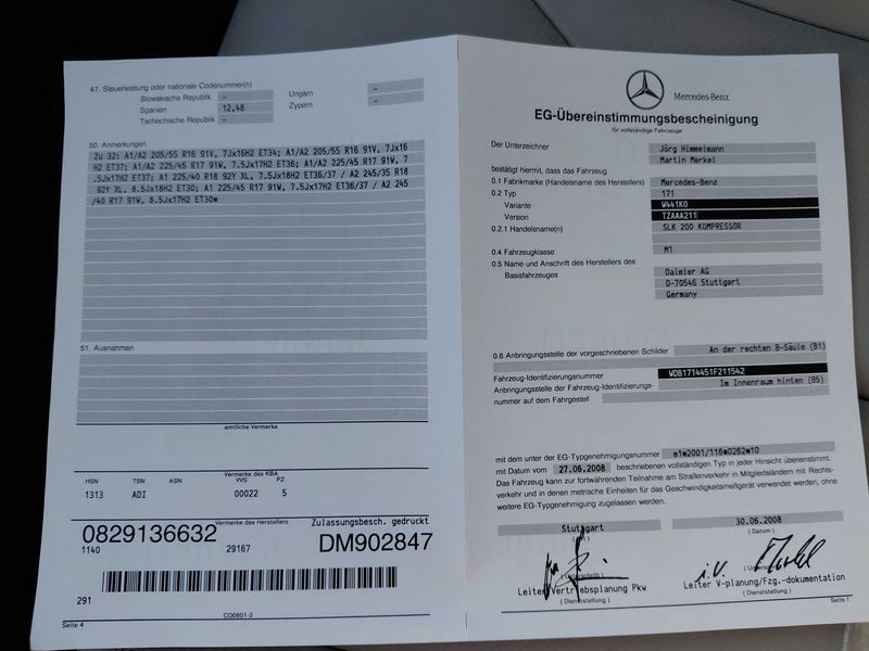 Mercedes-Benz SLK-Klasse SLK 200 Kompressor 2008 – снимка 18
