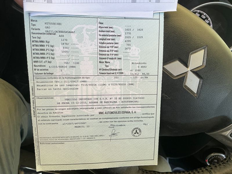 Mitsubishi ASX 1.6 Challenge 2WD 2011 – снимка 6