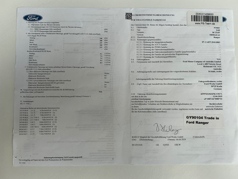 Ford Ranger 2.0 TDCi Doble Cabina 4x4 XLT Limited 2019 – снимка 21