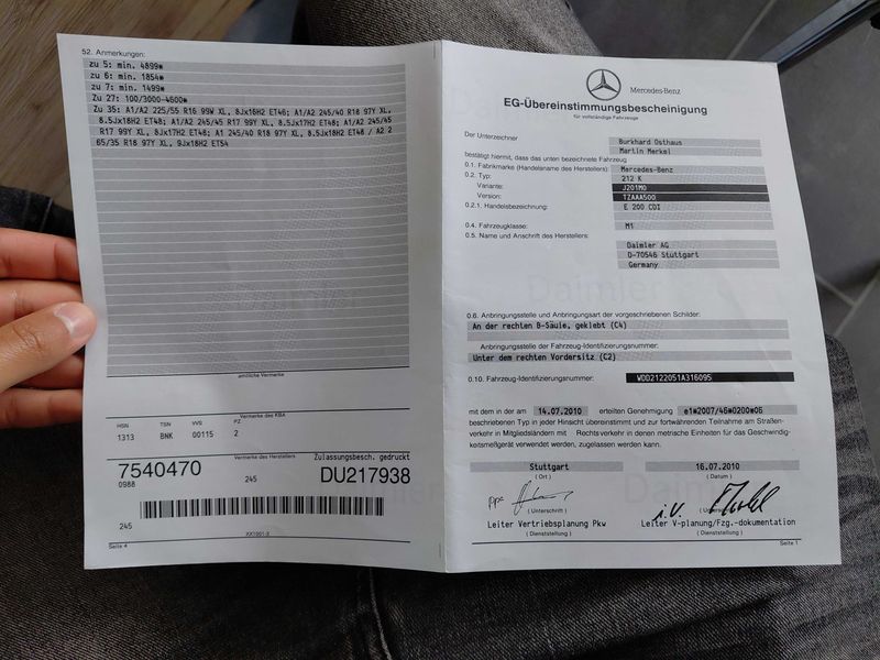 Mercedes-Benz E-Klasse E 200 CDI T BlueEfficiency 2010 – снимка 18