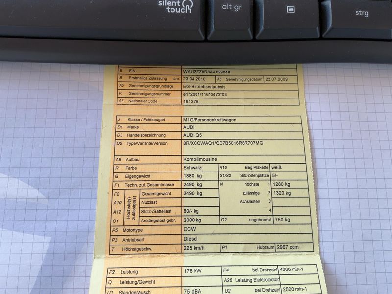 Audi Q5 3.0 V6 TDI quattro 2010 – снимка 21