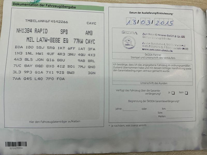Skoda Rapid Spaceback 1.6 TDI 2015 – снимка 23
