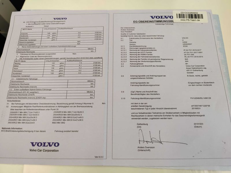 Volvo XC60 2.0 D4 R-Design 2WD 2019 – снимка 17