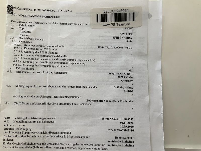 Ford Fiesta 1.5 EcoBoost ST 2020 – снимка 21