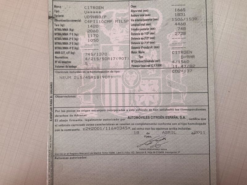 Citroen C4 Picasso 1.6 HDi Seduction 2011 – снимка 6