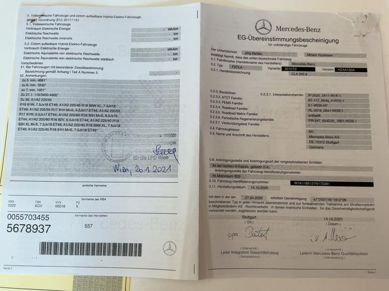 Mercedes-Benz CLA-Klasse CLA 200 d Shooting Brake Progressive 2021 – снимка 21