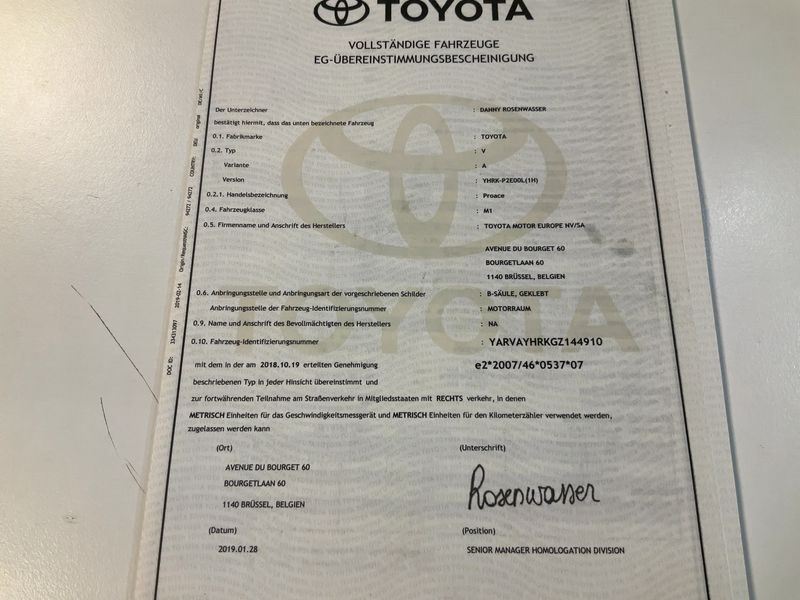 Toyota ProAce 1.5 D-4D L1 Kombi 2019 – снимка 16