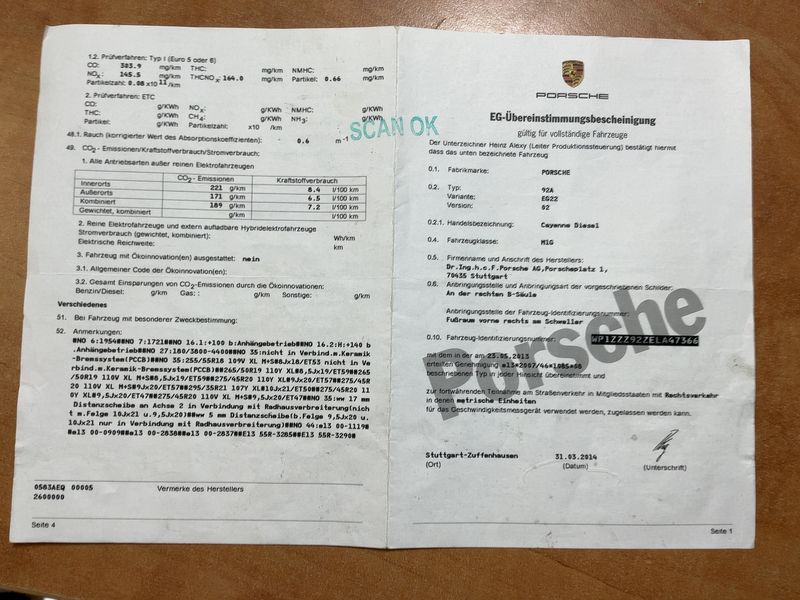 Porsche Cayenne Diesel Platinum Edition 2014 – снимка 21