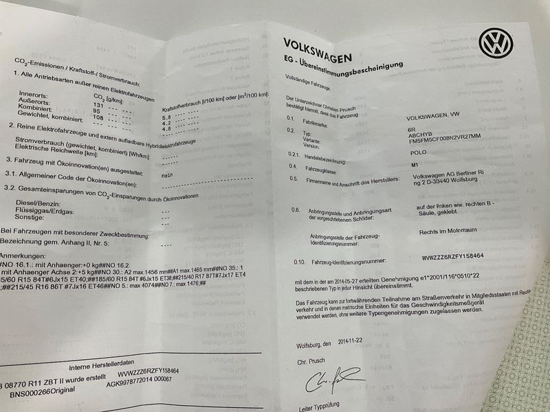 Volkswagen Polo 1.0 Comfortline BlueMotion Tech 2014 – снимка 21