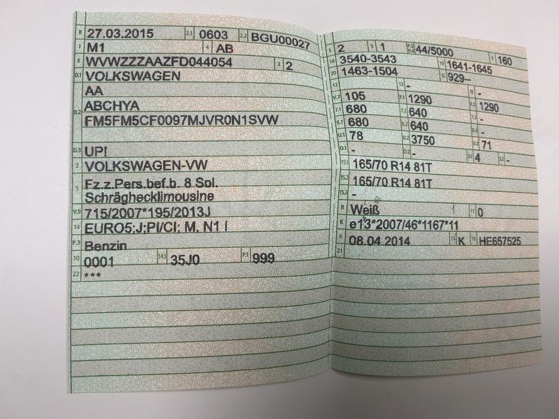 Volkswagen up! 1.0 Cup up! 2015 – снимка 20