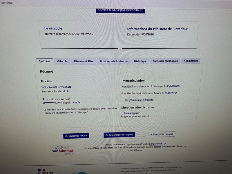 Volkswagen Touran 1.9 TDI Highline 2008 – снимка 6