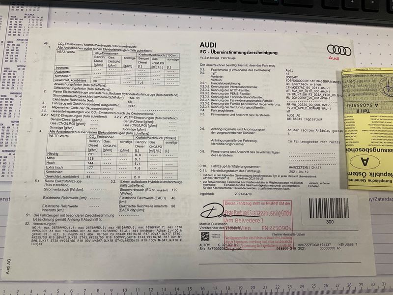 Audi Q3 Sportback 45 TFSIe 2021 – снимка 20
