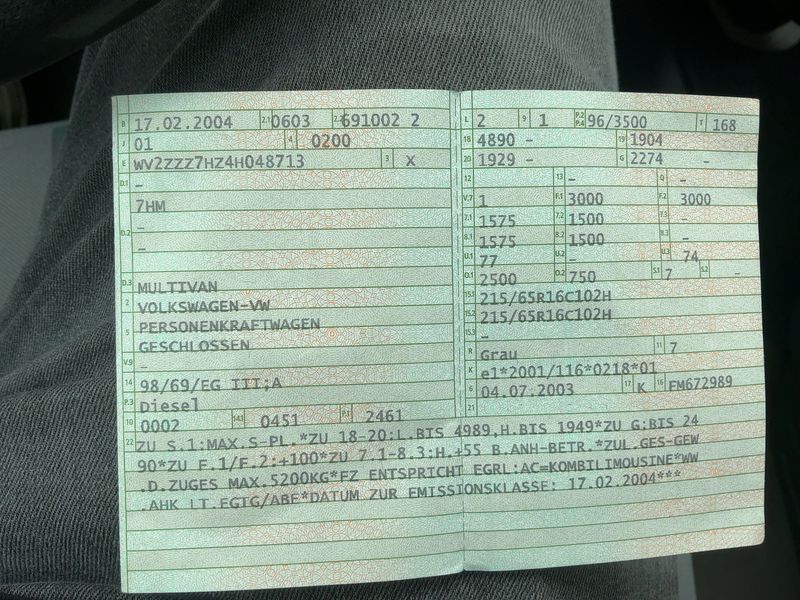 Volkswagen T5 Multivan 2.5 TDI 2004 – снимка 15